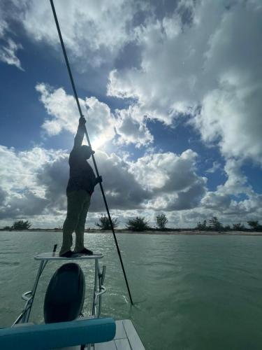 Fly fishing with Capt Shawn Riley, Andros Island, Bahamas