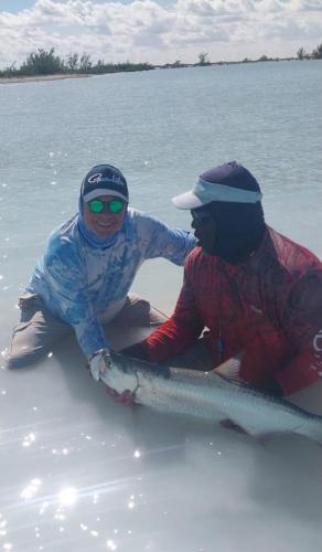 Fly fishing with Capt. Shawn Riley, Andros Island, Bahamas