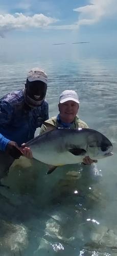Fly fishing for Permit with Capt. Shawn Riley, Andros Island, Bahamas