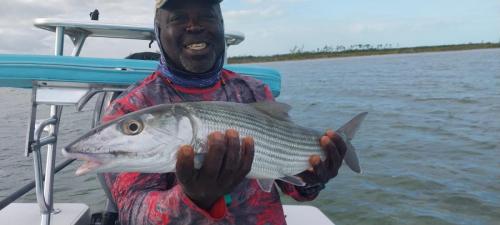 Fly fishing for Bonefish with Capt Shawn Riley, Andros Island, Bahamas