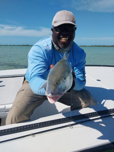 Fly fishing for Bonefish with Capt. Shawn Riley, Andros Island, Bahamas